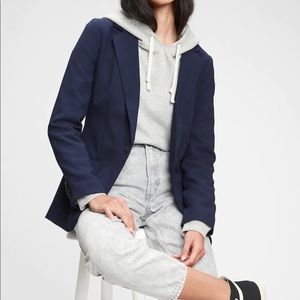 Gap Navy Fitted Blazer
